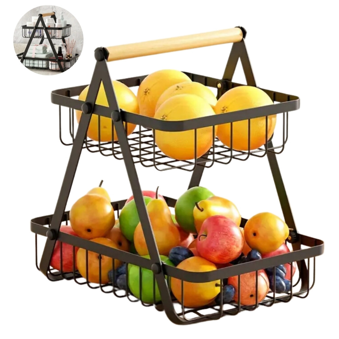 Fruteira 2 Andares 31x35x51,5cm CK7211 - Imagem 4