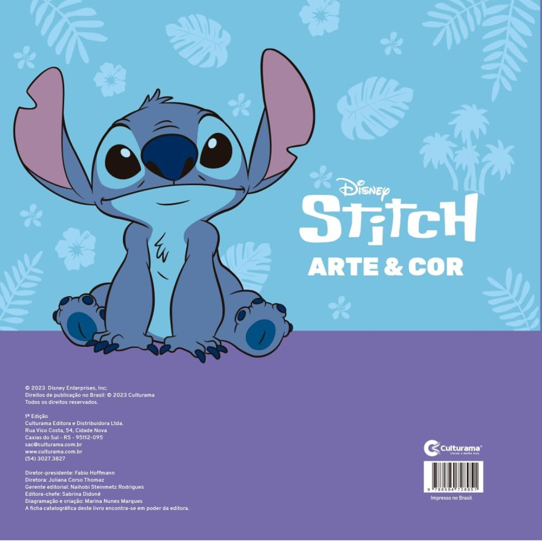Livro Colorir Arte e Cor Stitch Culturama 8951 - Imagem 5