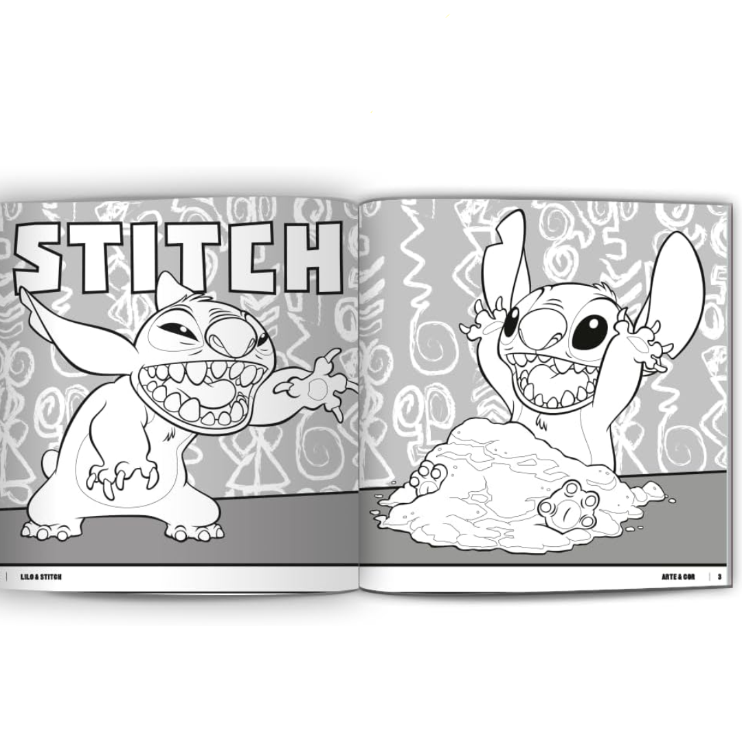 Livro Colorir Arte e Cor Stitch Culturama 8951 - Imagem 2