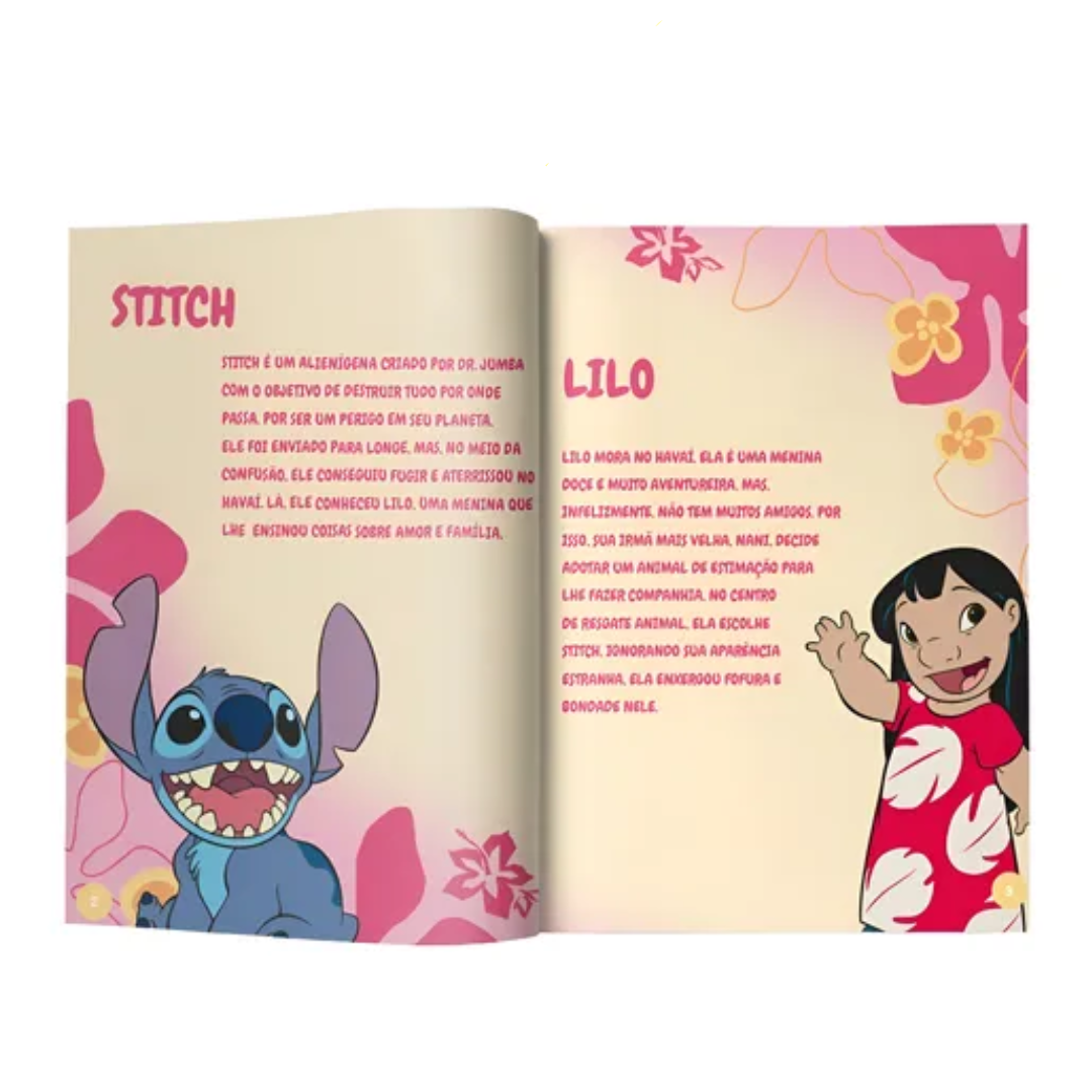 Livro Colorir C/500 Adesivos Stitch Culturama 8937 - Imagem 3