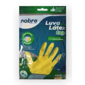 Luva de Borracha Latex Top M AM Nobre 60565
