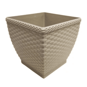 Vaso Cachepo Quad 5,4L Palha Injeplastec 631