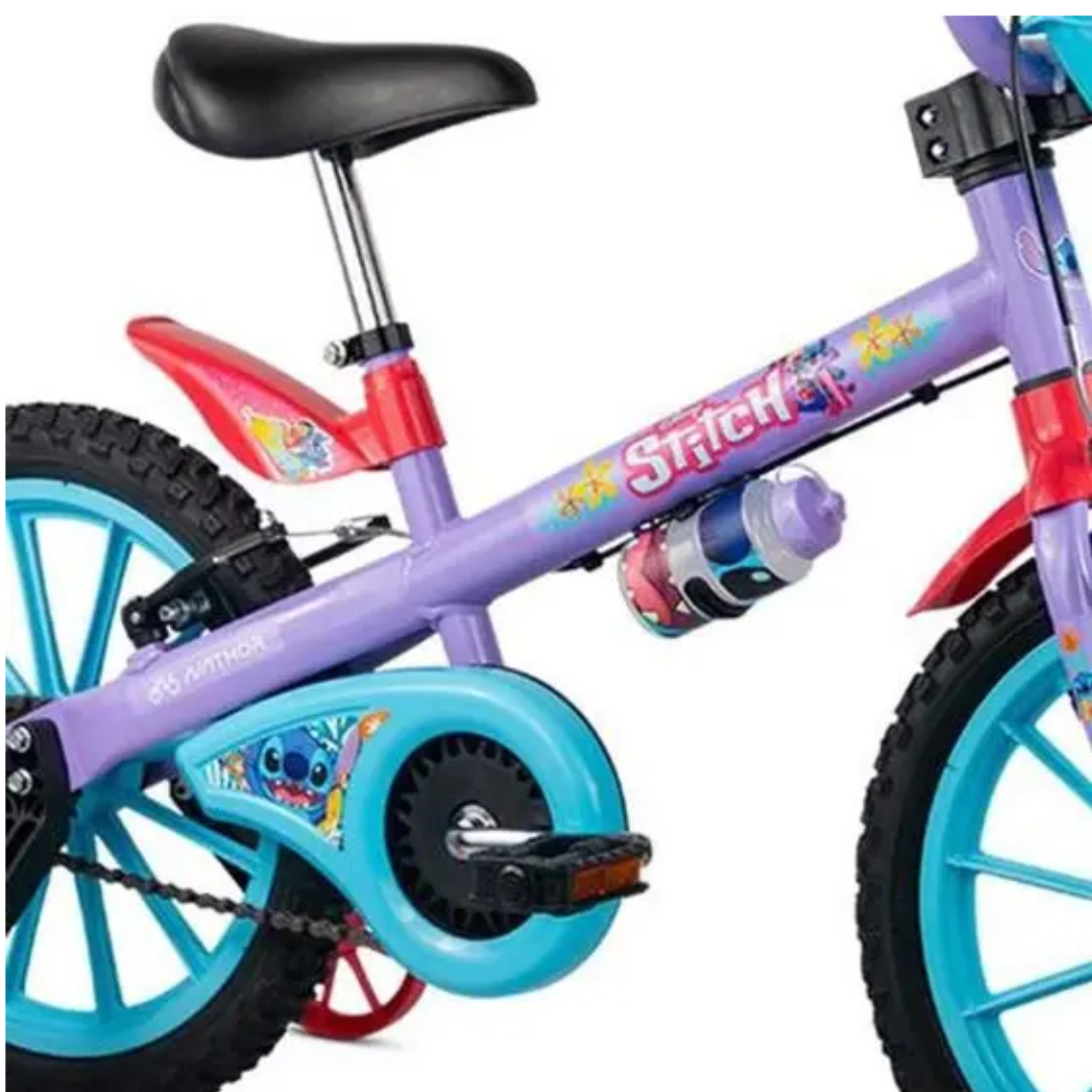 Bicicleta Stitch LL/AZ/ C/Rodas Aro 16 Nathor 0008 - Imagem 3