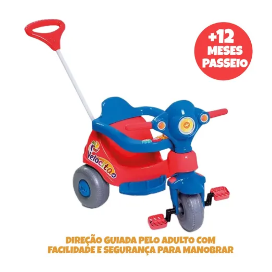 Brinq Triciclo Velocita VM Calesita R-0958 - Imagem 7