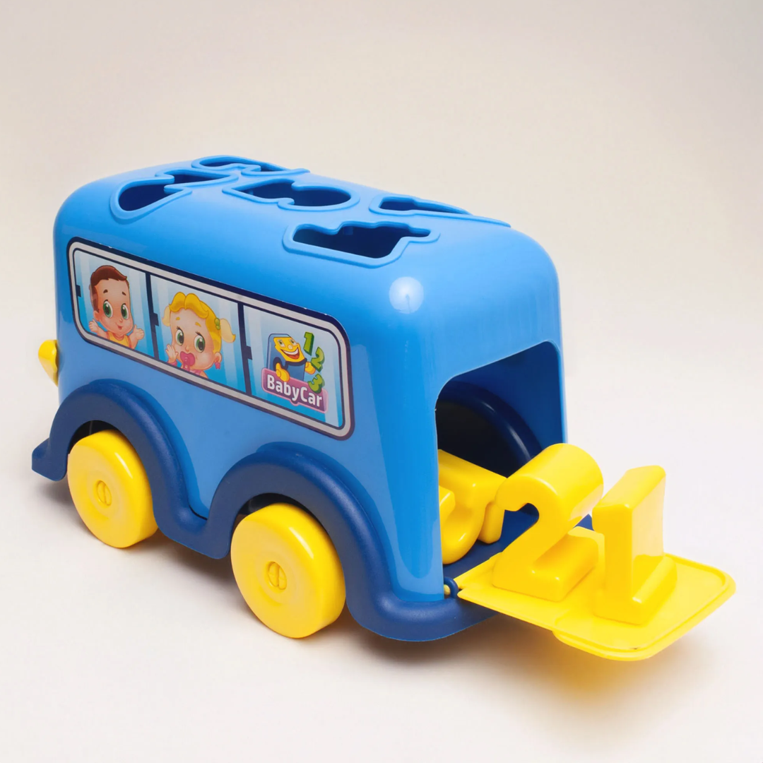 Brinq. Baby Car Numeros C/6pçs GGB R-165 - Imagem 2