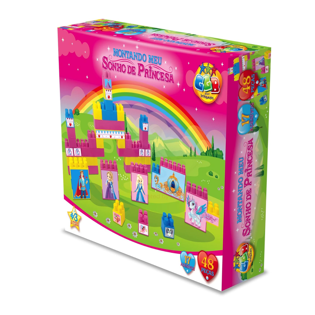 Brinq. Montando Sonho Princesa C/48pçs GGB R-360