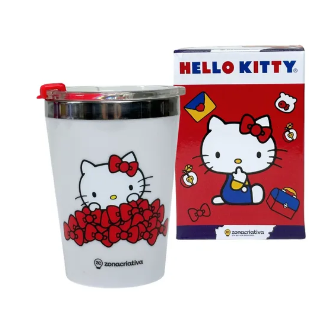 Copo C/tampa H. Kitty 300ml Zona Criativa 10025962 - Imagem 5