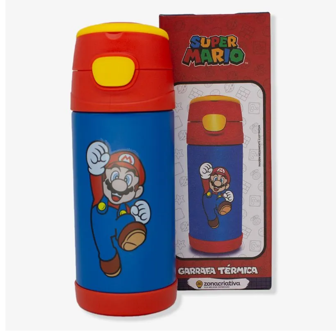 Garrafa Térm Mario 350ml Zona Criativa 10073158