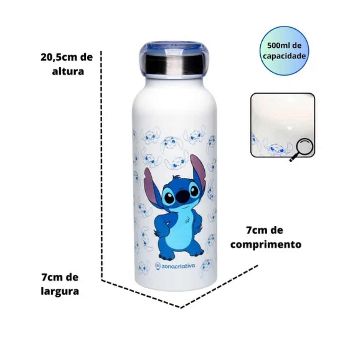 Garrafa Térm Stitch 500ml Zona Criativa 10073205 - Imagem 2