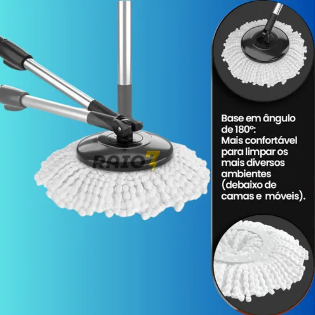 Mop Giratório C/ Centrifuga Inox 9L Inga-15834 - Imagem 3