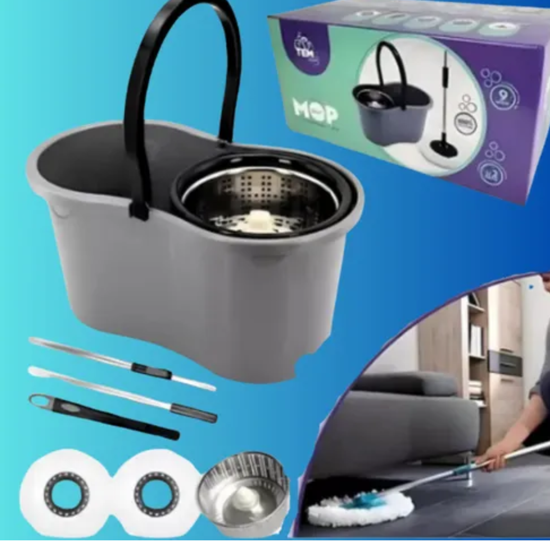 Mop Giratório C/ Centrifuga Inox 9L Inga-15834 - Imagem 2