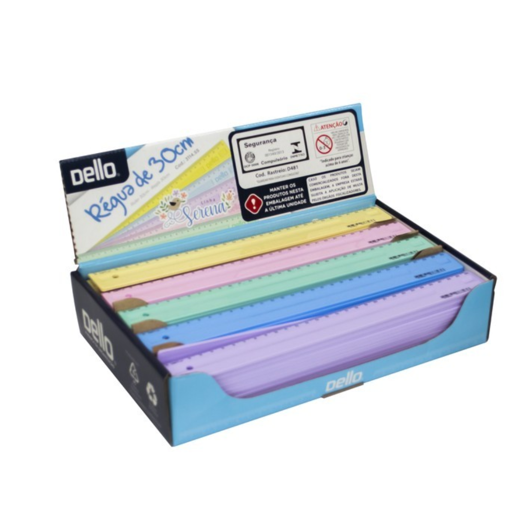 Régua Serena Sortida 30cm Dello R-3112.SS.0120 - Imagem 2