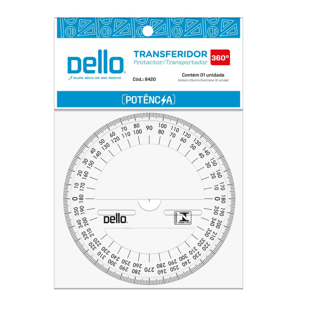 Transferidor 360° Cristal Dello R-8420.H.0200