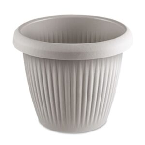 Vaso  Redondo 8L Cinza Claro Usual R-902