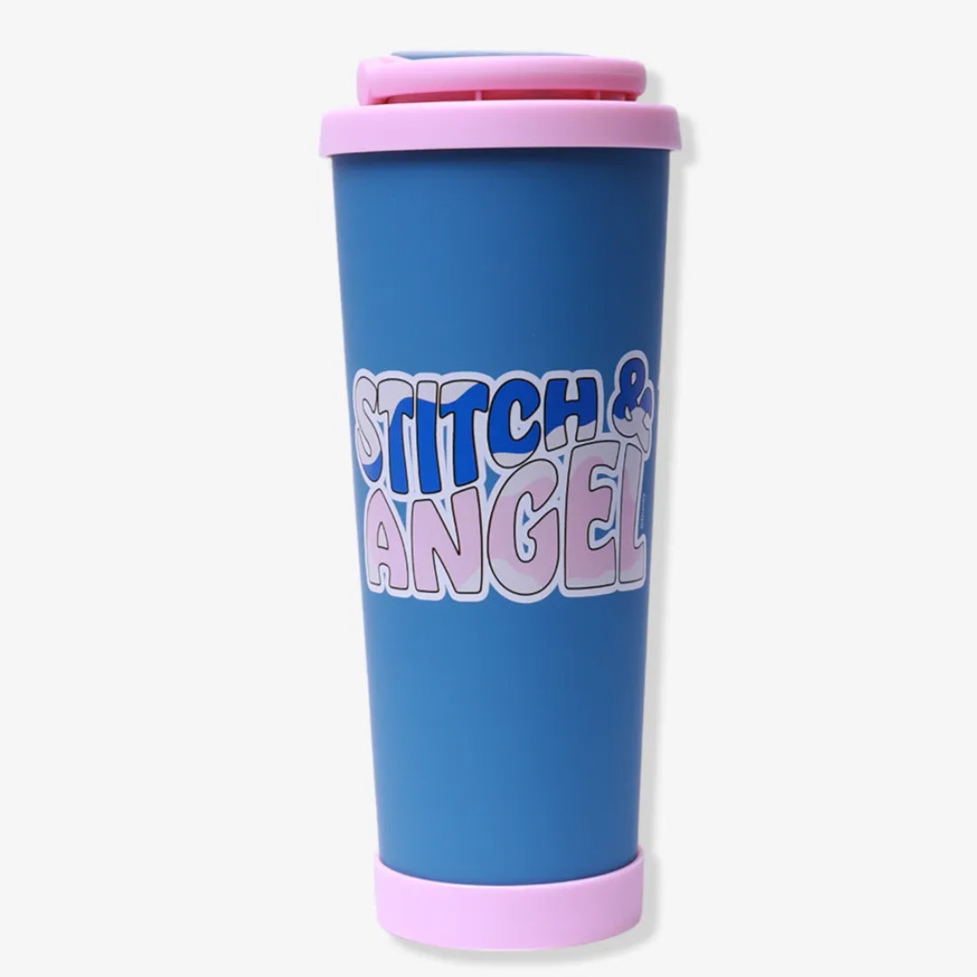 Copo Spring 850ml Stitch Namorados Zona C. 26388 - Imagem 4