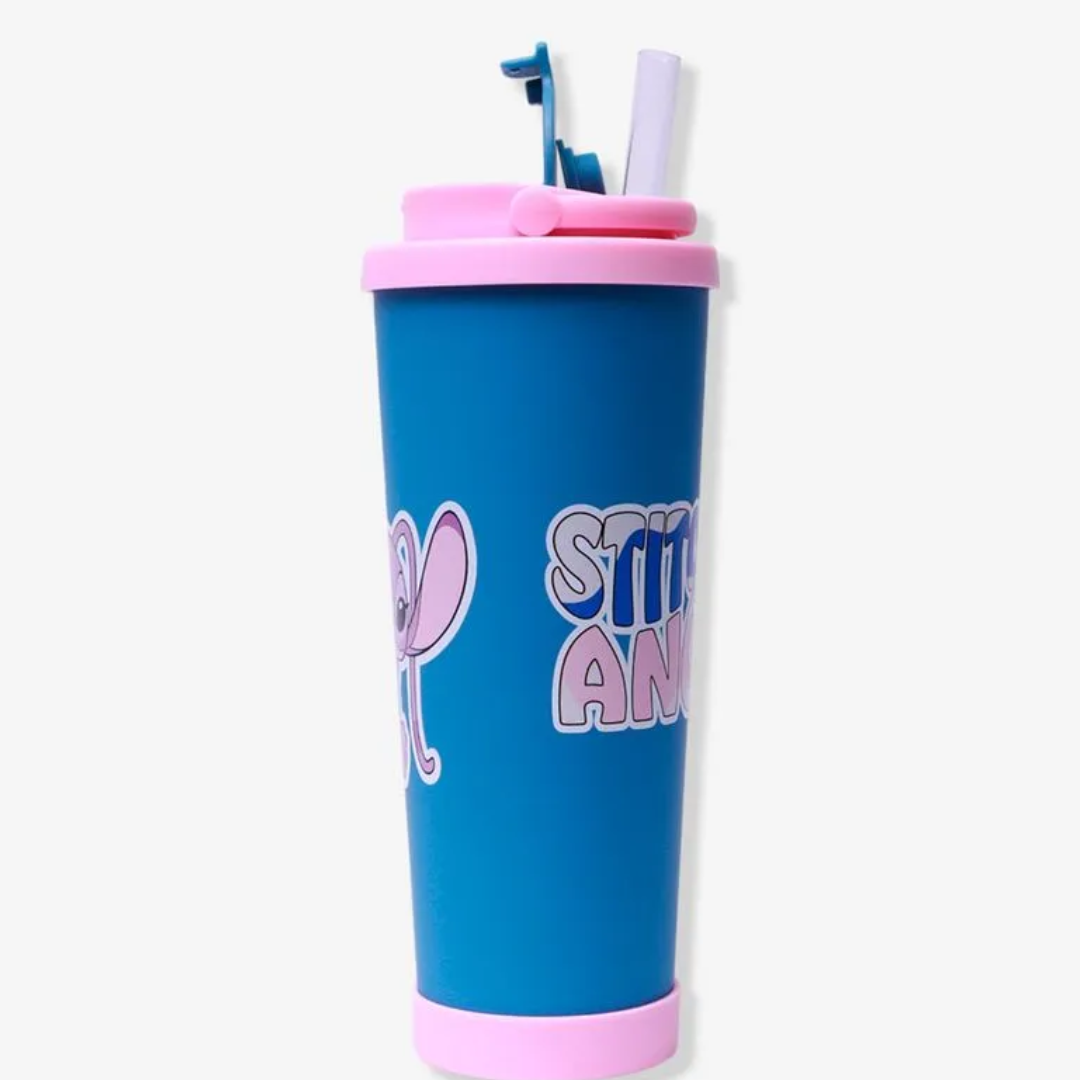 Copo Spring 850ml Stitch Namorados Zona C. 26388 - Imagem 2