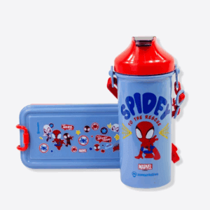 Kit Lunch Box+Garraf 500ml Spider M Zona C. 25848