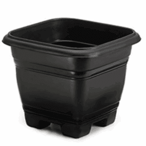 Vaso Quadrado N°42 29,6L Preto Rischioto R-9252