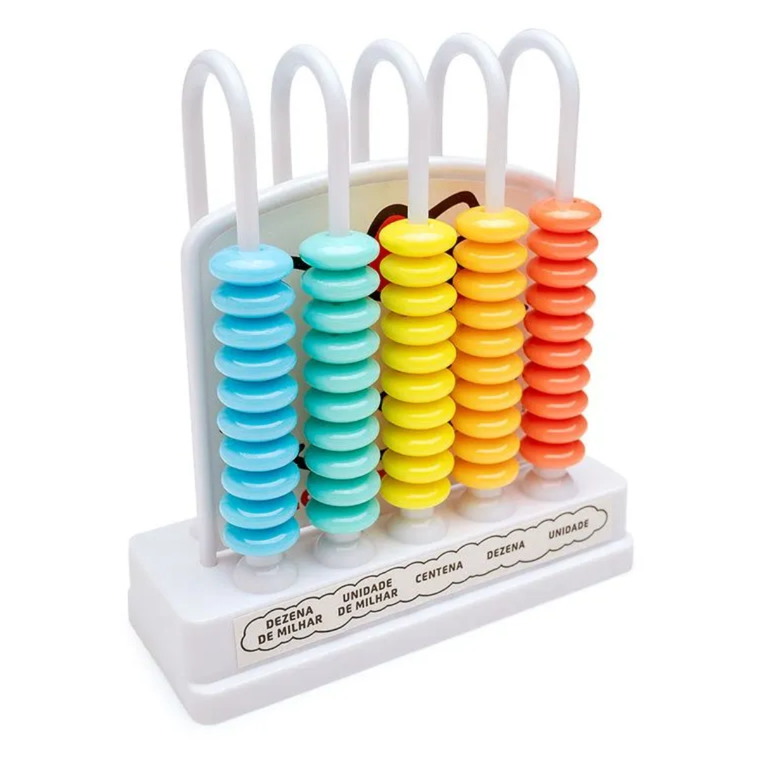 Brinq. Abaco 5 Colunas Verticais Hello R-10456 - Imagem 4