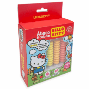 Brinq. Abaco 5 Colunas Verticais Hello R-10456
