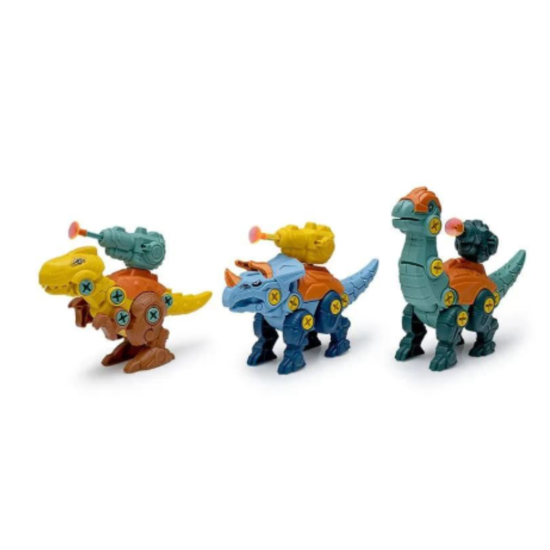 Dinossauro p/ Montar C/ Lança Dardo R-10380 - Imagem 2
