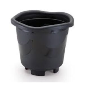 Vaso Redondo Medio Preto Injeplastec R-300