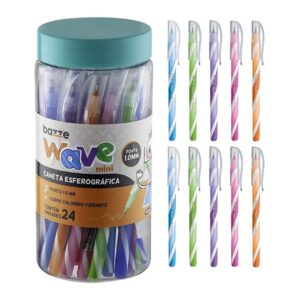 Caneta Esf. Wave AZ 1.0 Bazze C/24 R-900470