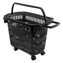 Cesta Mercado C/ Roda Preta D-300 Della Plas 1698