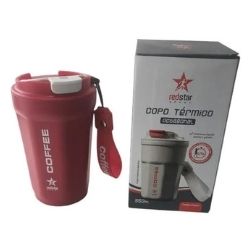 Copo Térmico Octagonal 350ml Redstar R- ELG06072
