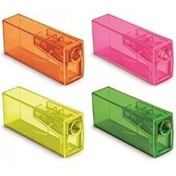Apontador C/ Dep 2 Furos C/12 Neon Kaz R-KZ922948